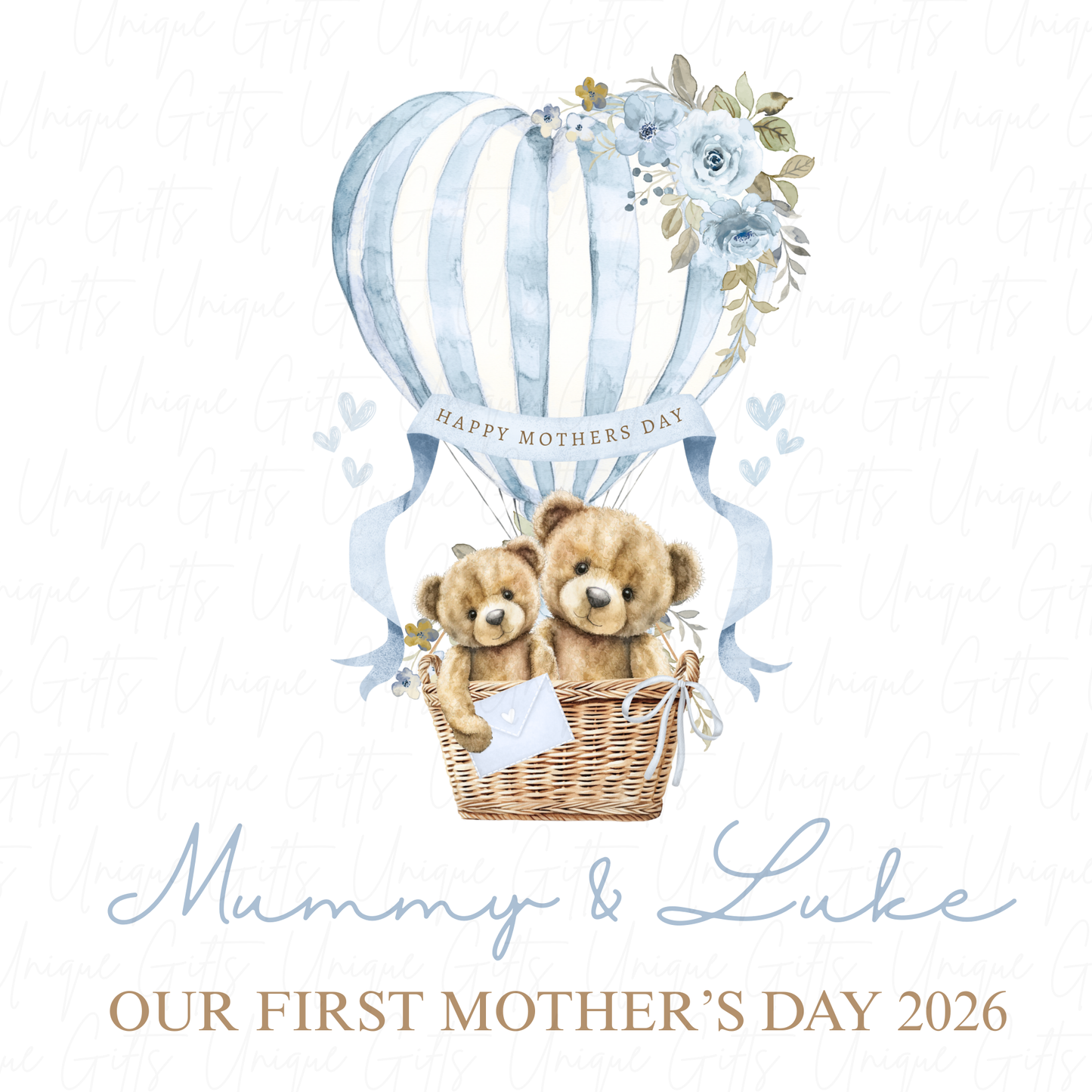 Our First Mother's Day Hot Air Balloon Baby Grow | Unique Gifts