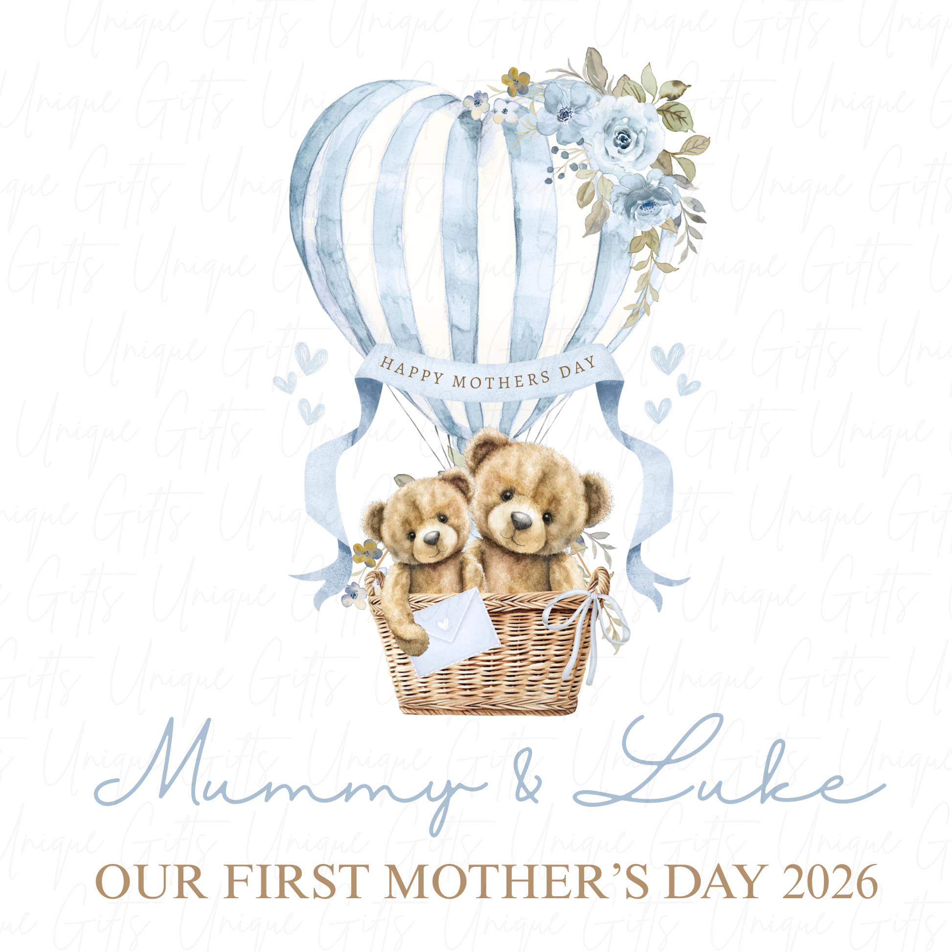 Our First Mother's Day Hot Air Balloon Baby Grow | Unique Gifts