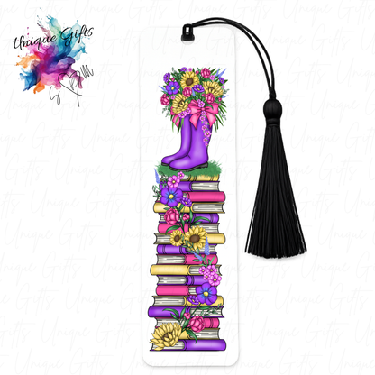 Personalised aluminium bookmark with tassel – size and quality reference
