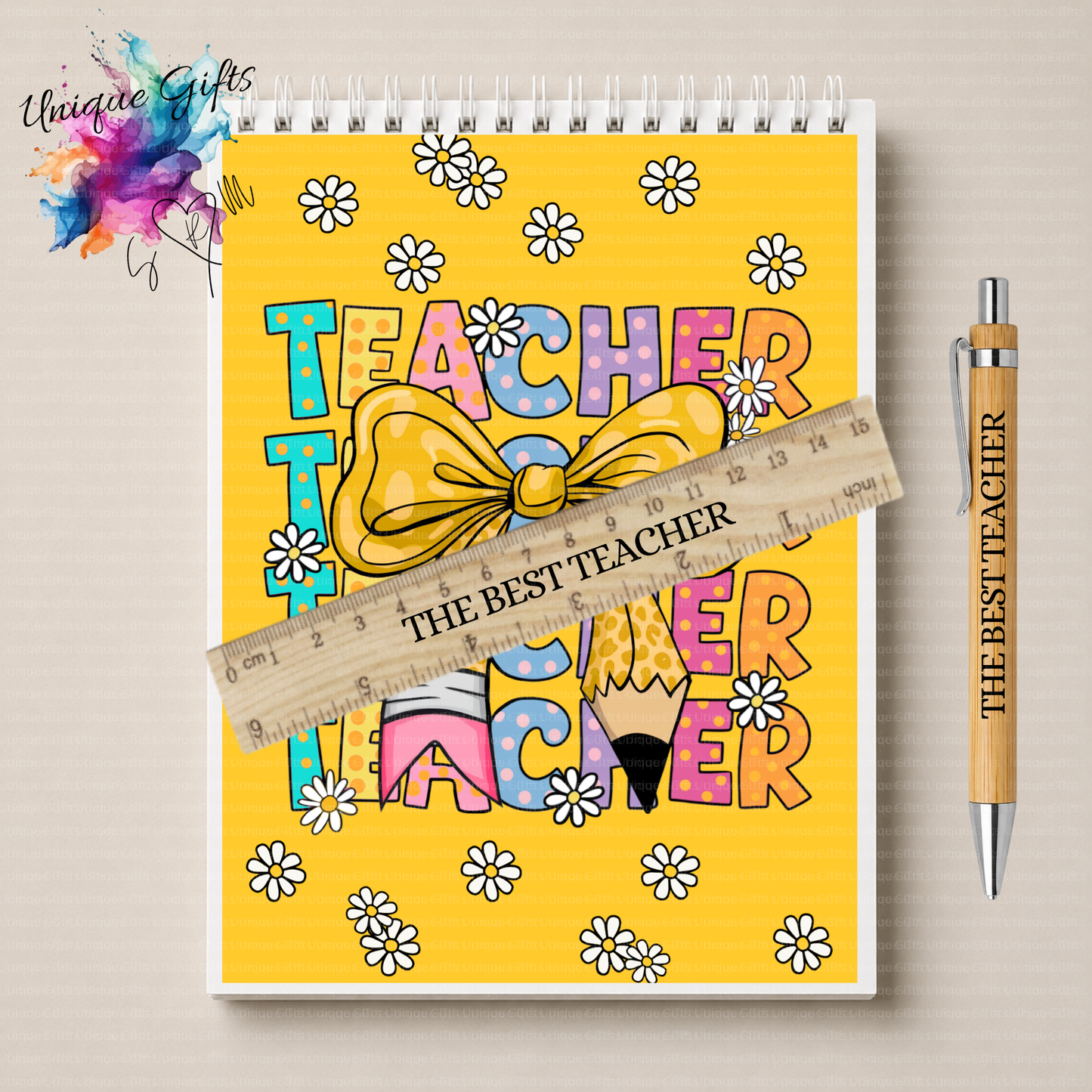 Personalised Engraved Teacher Ruler – The Best Teacher