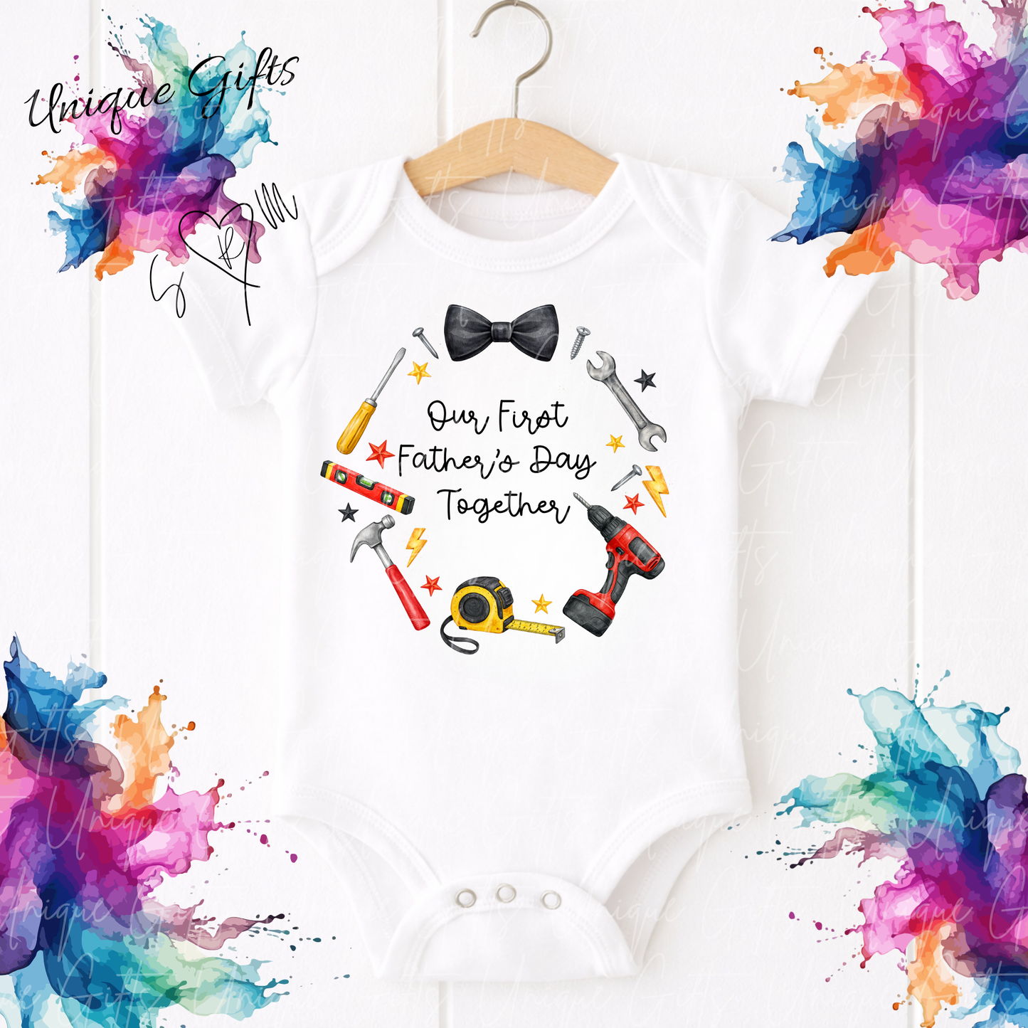 DIY Daddy's Little Helper Baby Grow | Unique Gifts