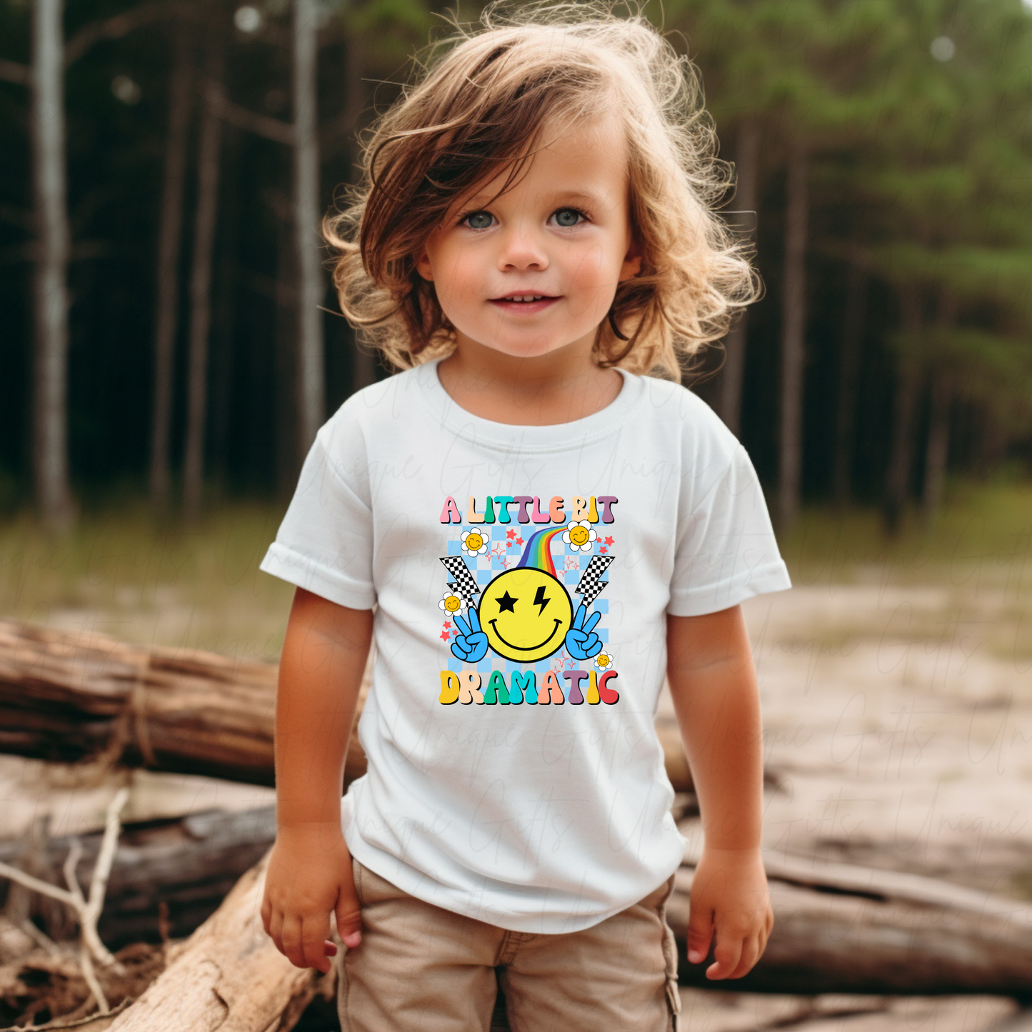 A Little Bit Dramatic Short Sleeve Children’s T-Shirt | Fun Kids Tee | Soft Cotton Blend
