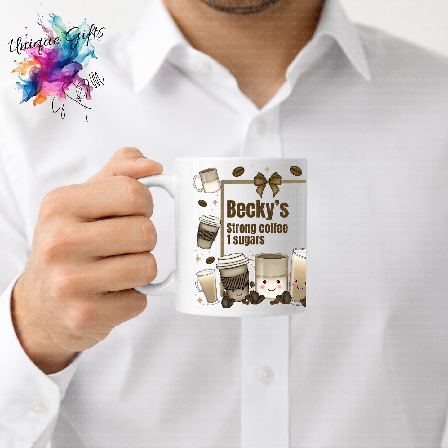 Personalised Coffee Lovers Mug
