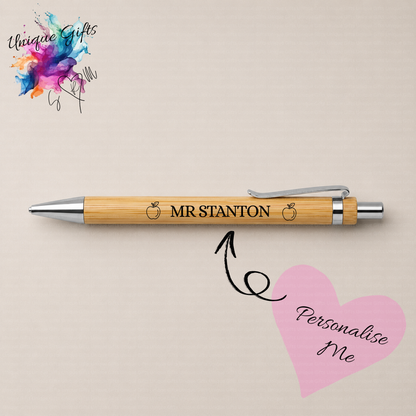 Personalised Engraved Teacher Pen – The Best Teacher