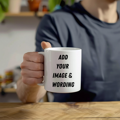 Personalised 11oz Coffee Mug – Custom Name or Message | Perfect Gift