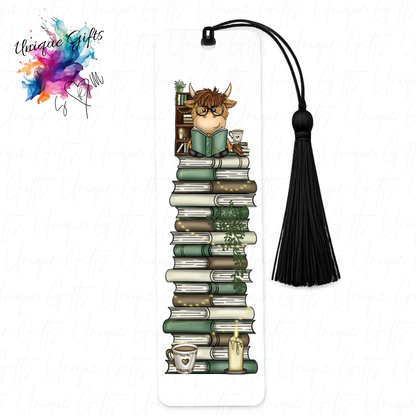Personalised aluminium bookmark with tassel – size and quality reference