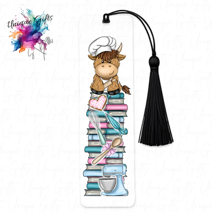 Personalised aluminium bookmark with tassel – size and quality reference