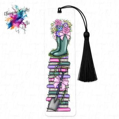 Personalised aluminium bookmark with tassel – size and quality reference