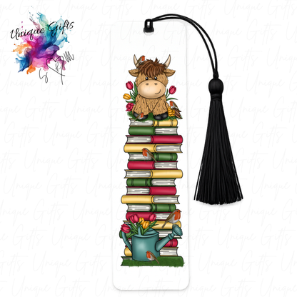 Personalised aluminium bookmark with tassel – size and quality reference