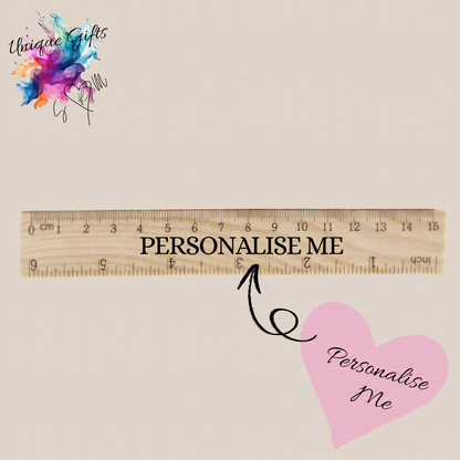 Personalised Engraved Teacher Ruler – The Best Teacher