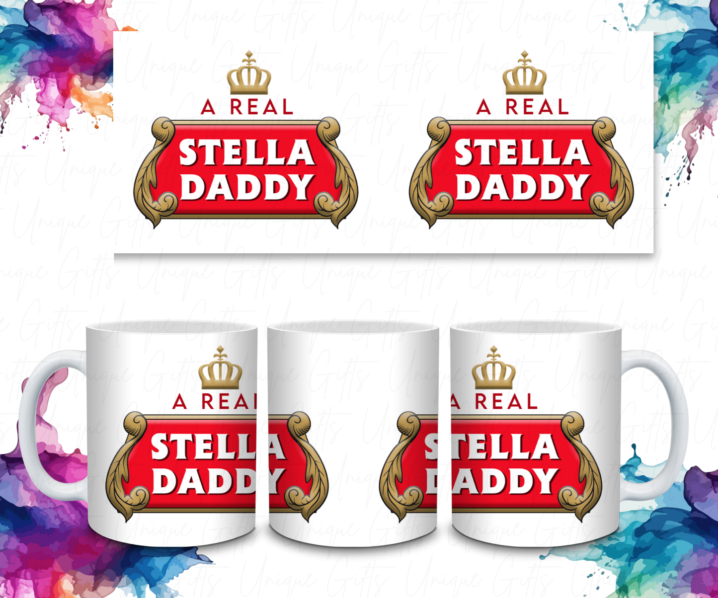 Coffee Mug Featuring A Real Daddy/ Dad/ Grandad&nbsp;