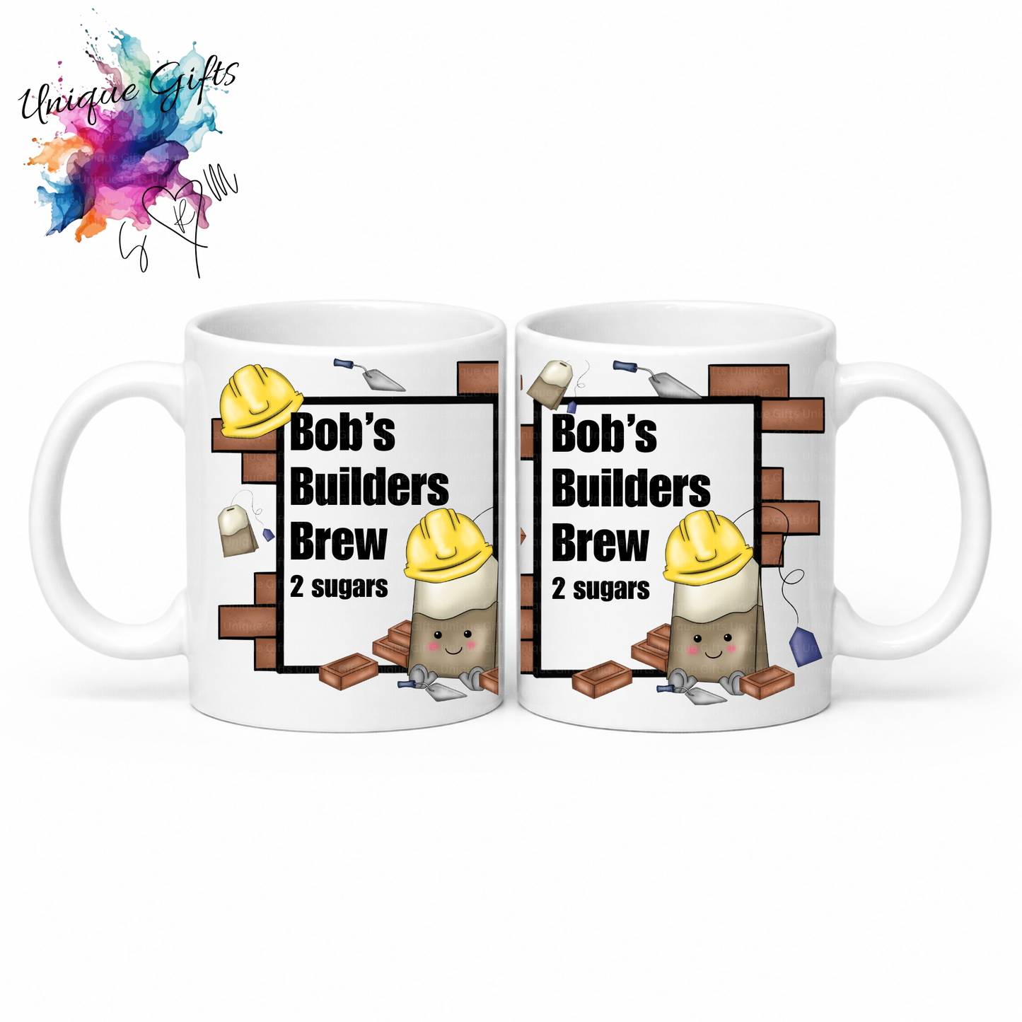 Personalised Builders Brew Mug