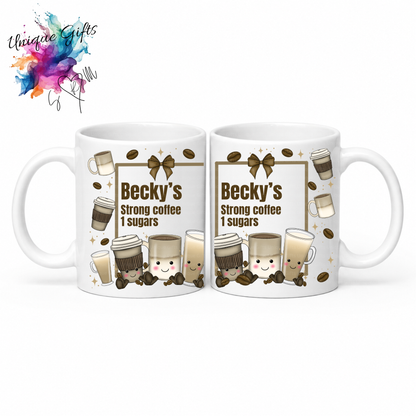Personalised Coffee Lovers Mug