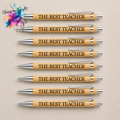 Personalised Engraved Teacher Pen – The Best Teacher