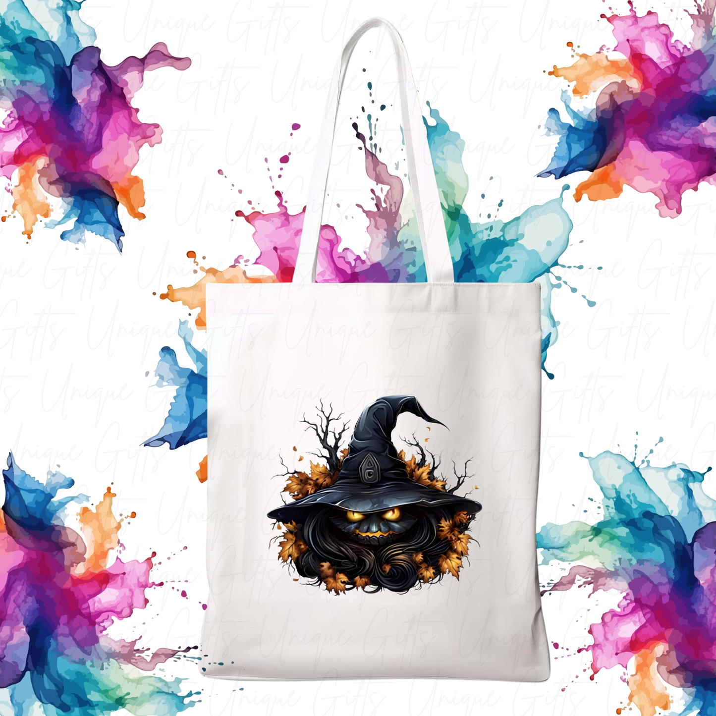 Black Witch’s Hat Halloween Tote Bag – Spooky Reusable Trick or Treat Bag | Witchy Gift Tote UK Black witch hat Halloween tote bag – reusable, witchy & perfect for trick-or-treating, spooky gifts, or eco-friendly Halloween style!