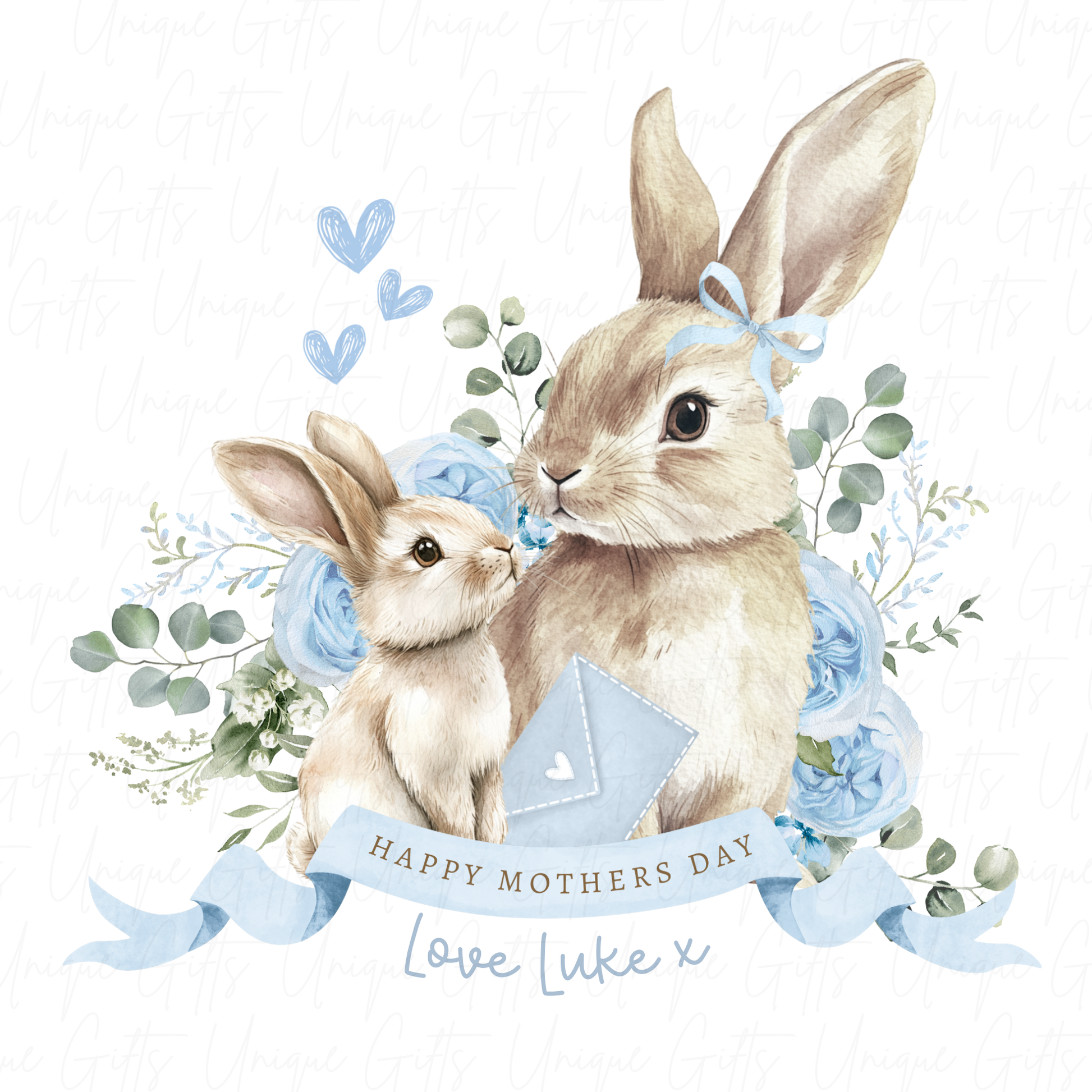 Happy Mother's Day Mother & Baby Bunny Baby Grow | Unique Gifts