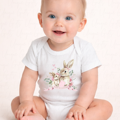 Happy Mother's Day Mother & Baby Bunny Baby Grow | Unique Gifts
