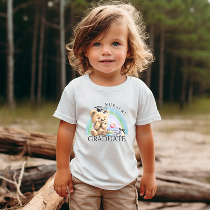 Nursery Graduate Children’s T-Shirt | Celebrate Kids’ Milestone | Soft Cotton Blend