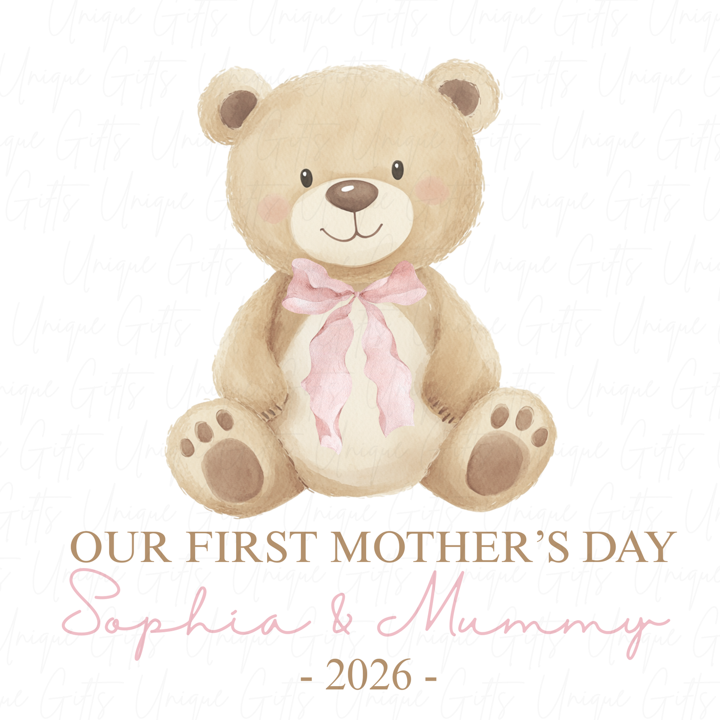 Our First Mother's Day Bear Baby Grow | Unique Gifts