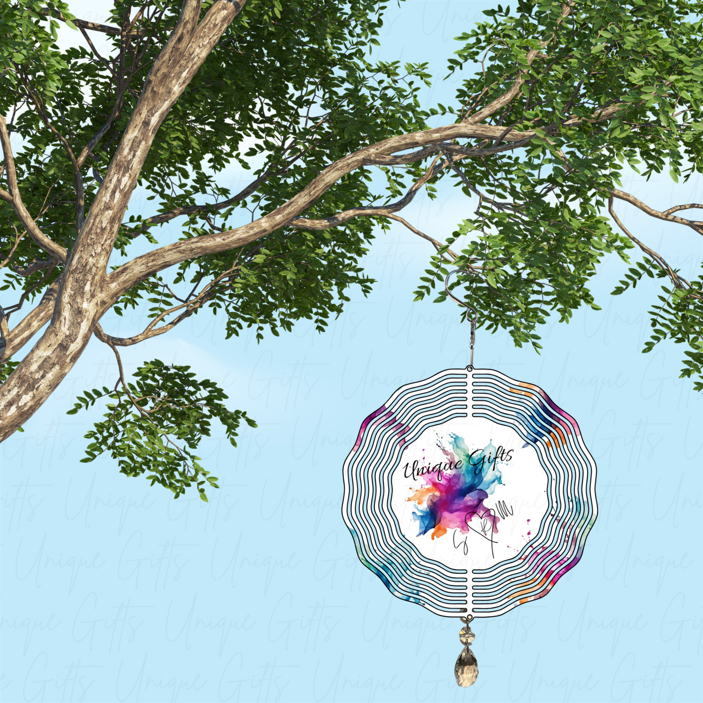 Personalise me Wind Spinner Design.