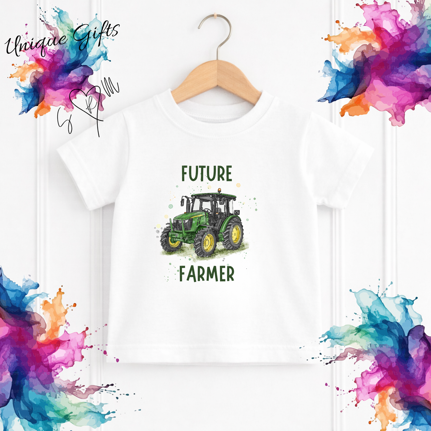 Personalised Kids Future Farmer T-Shirt