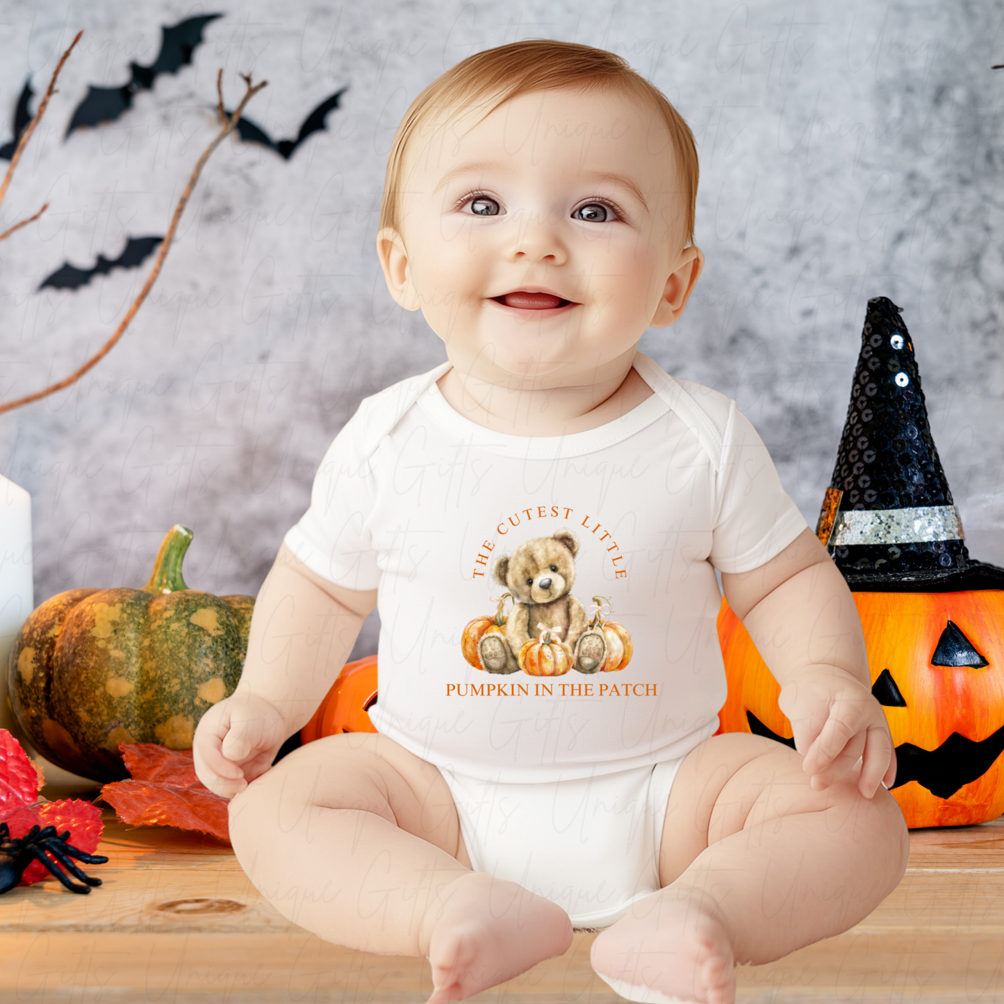 Personalised Baby Grow – Cutest Pumpkin in the Patch