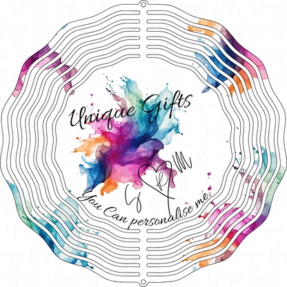 Personalise me Wind Spinner Design.