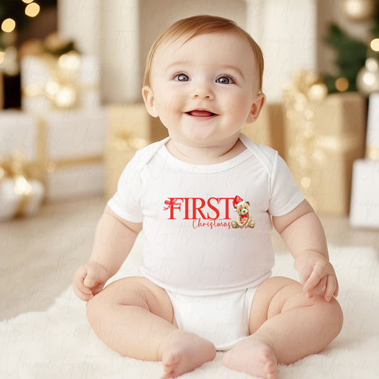 My First Christmas Baby Grow