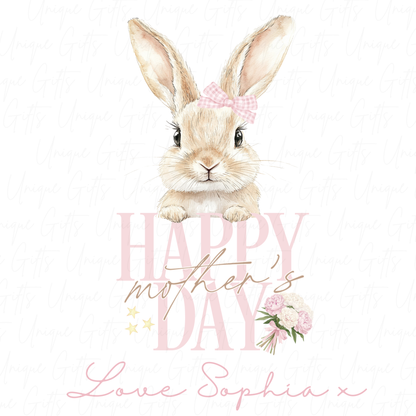 Happy Mother's Day Cute Bunny Baby Grow | Unique Gifts