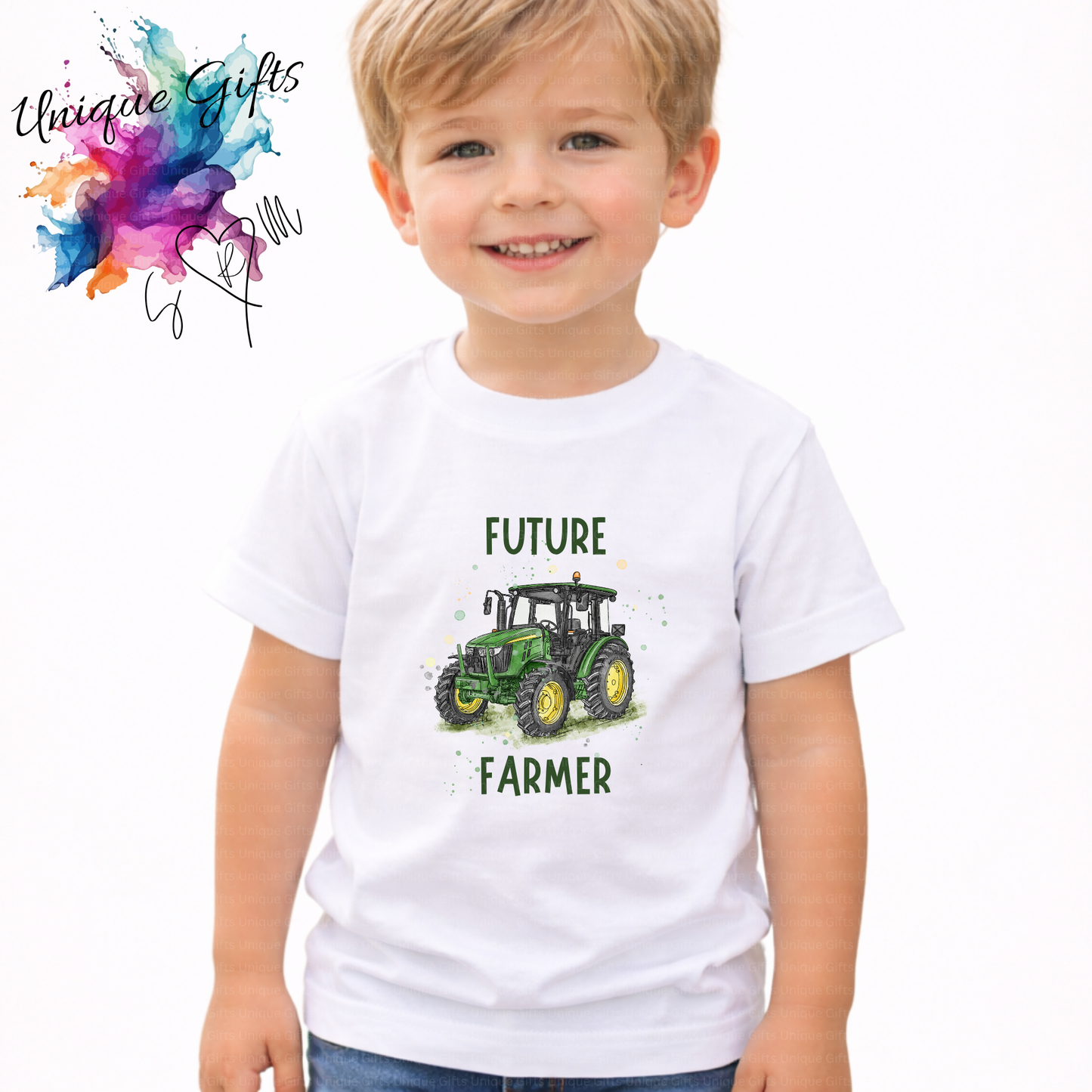 Personalised Kids Future Farmer T-Shirt