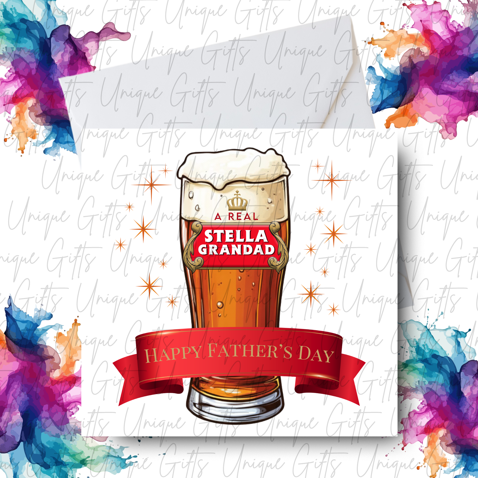 Personalised real daddy Father's Day card – Dad or Grandad | Unique Gifts