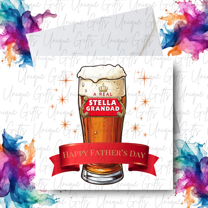 Personalised real daddy Father's Day card – Dad or Grandad | Unique Gifts