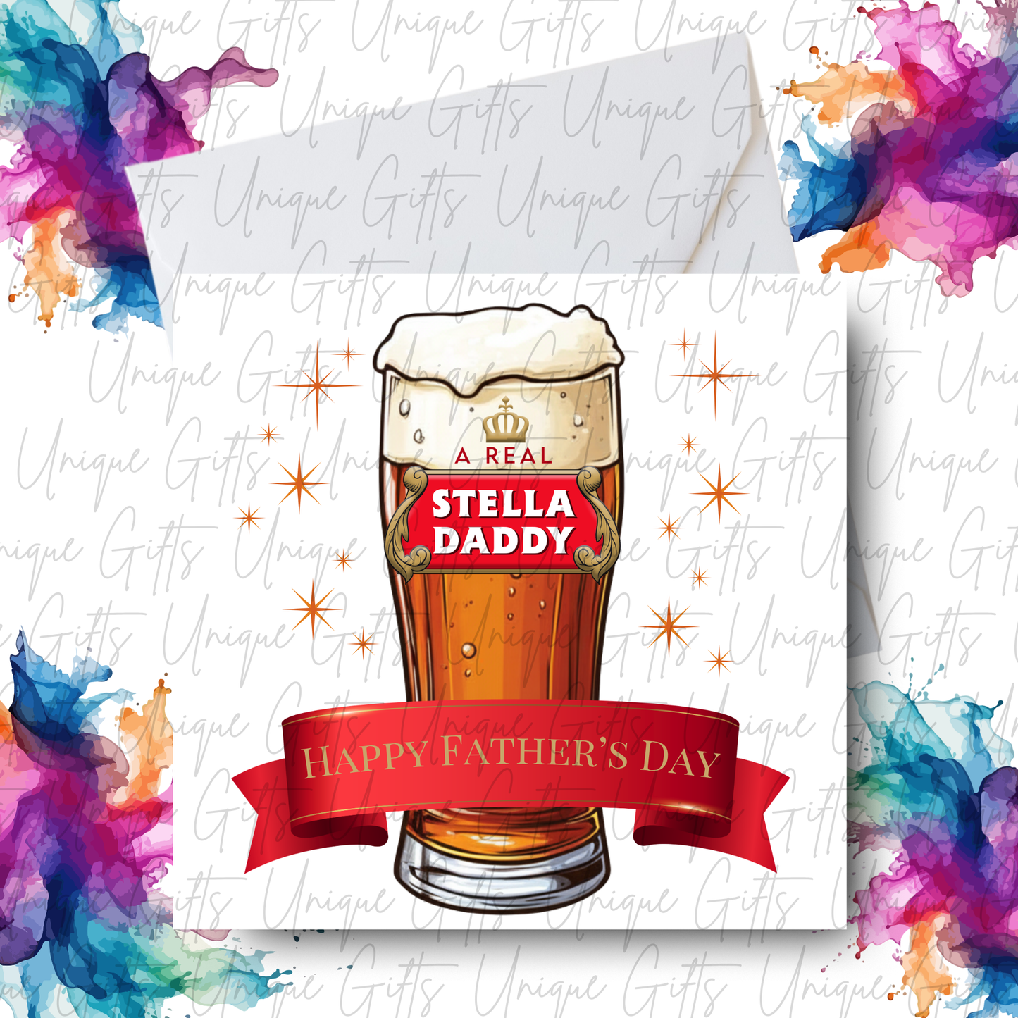 Personalised real daddy Father's Day card – Dad or Grandad | Unique Gifts