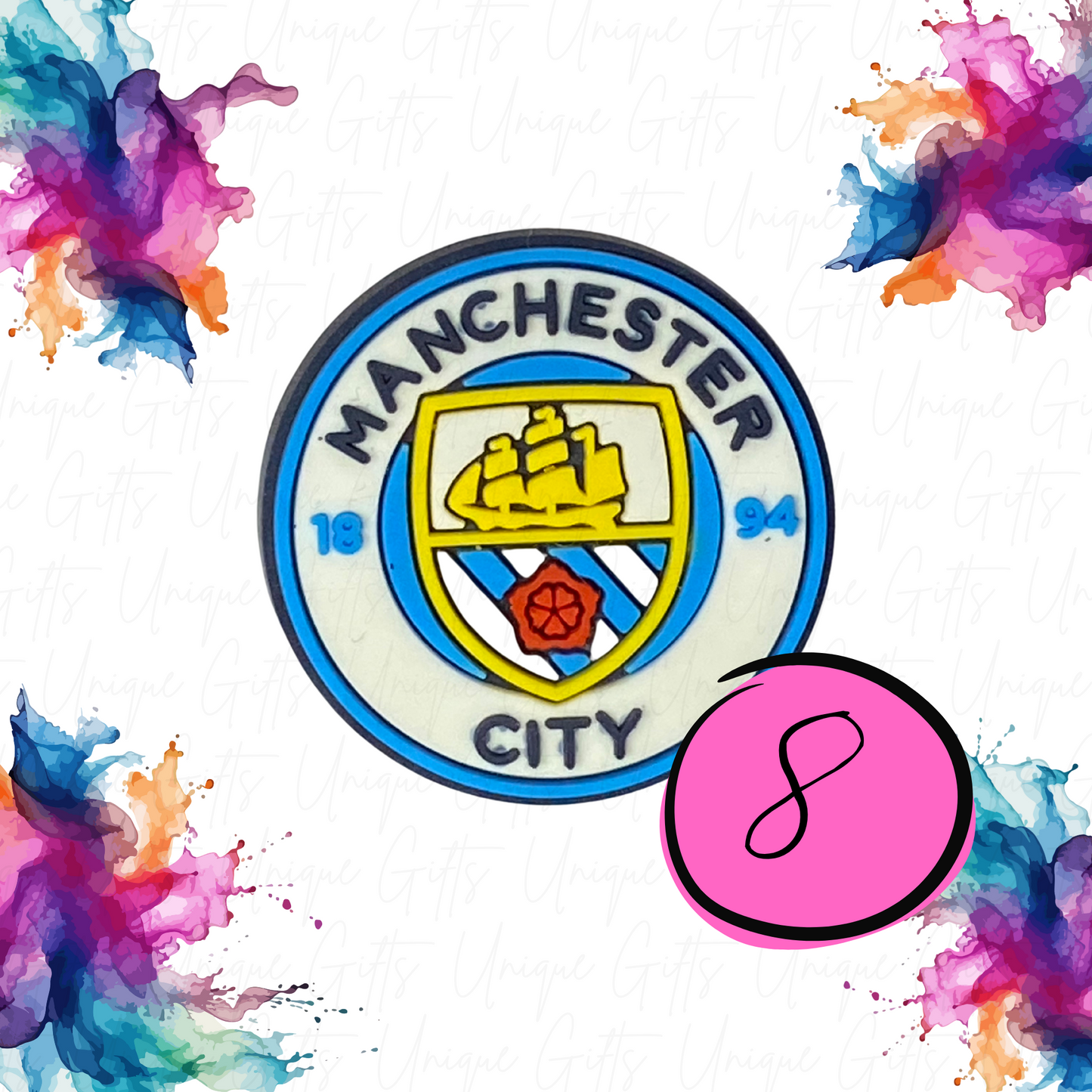 Football PVC Croc Charm – Sports Shoe Charm Accessory