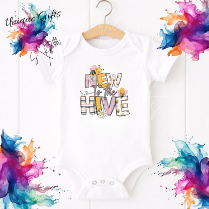 New to the Hive Baby Grow | Unique Gifts