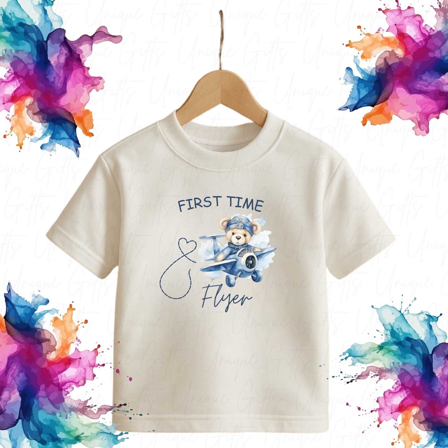 First Time Flyer, short sleeve T Shirt