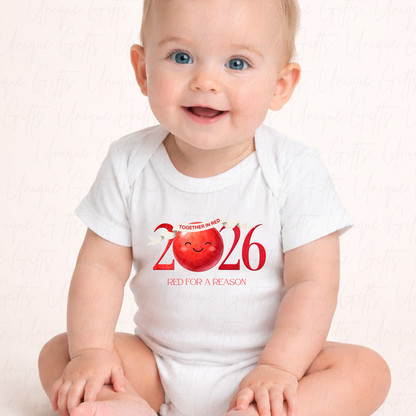 Red Nose Day 2026 Baby Grow | Unique Gifts