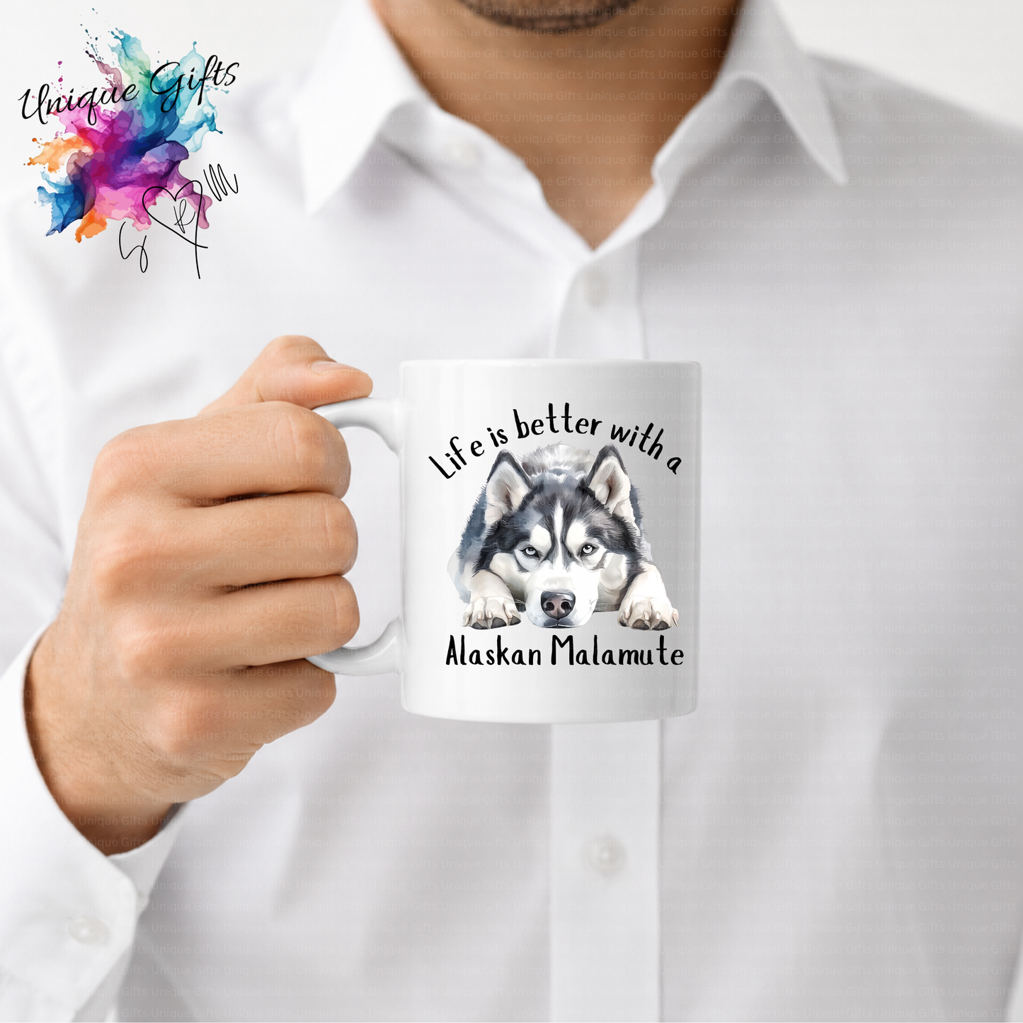 Alaskan Malamute Coffee Mug | Life is Better with an Alaskan Malamute – 11oz Ceramic