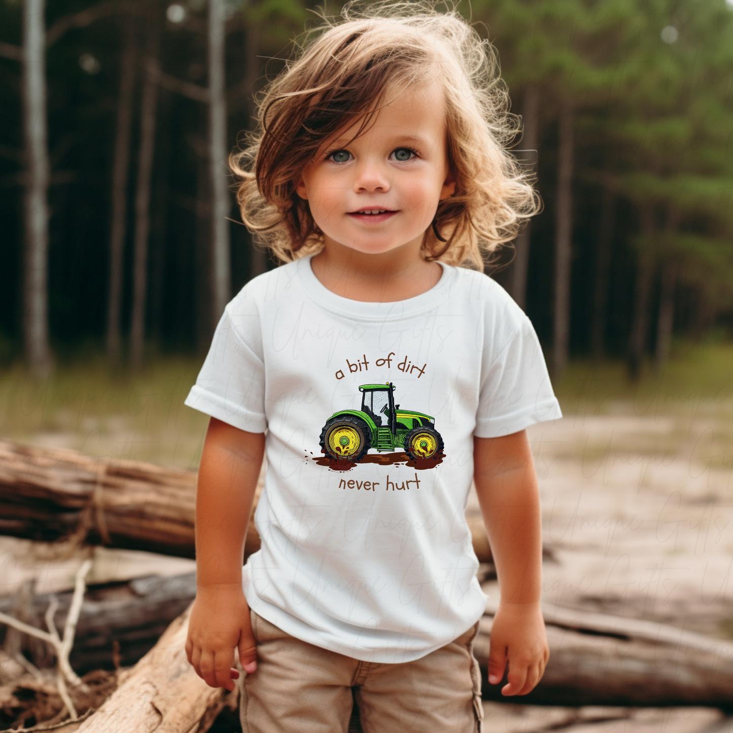 A Bit of Dirt Short Sleeve Children’s T-Shirt | Fun Kids Tee | Soft Cotton Blend