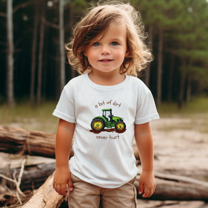 A Bit of Dirt Short Sleeve Children’s T-Shirt | Fun Kids Tee | Soft Cotton Blend