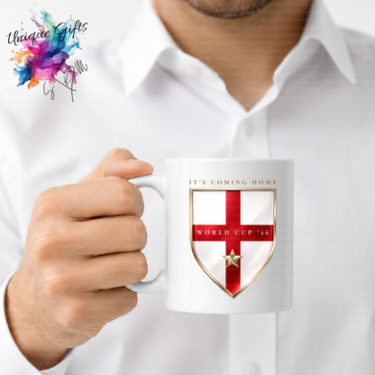It's Coming Home World Cup '26 England Shield 11oz Mug