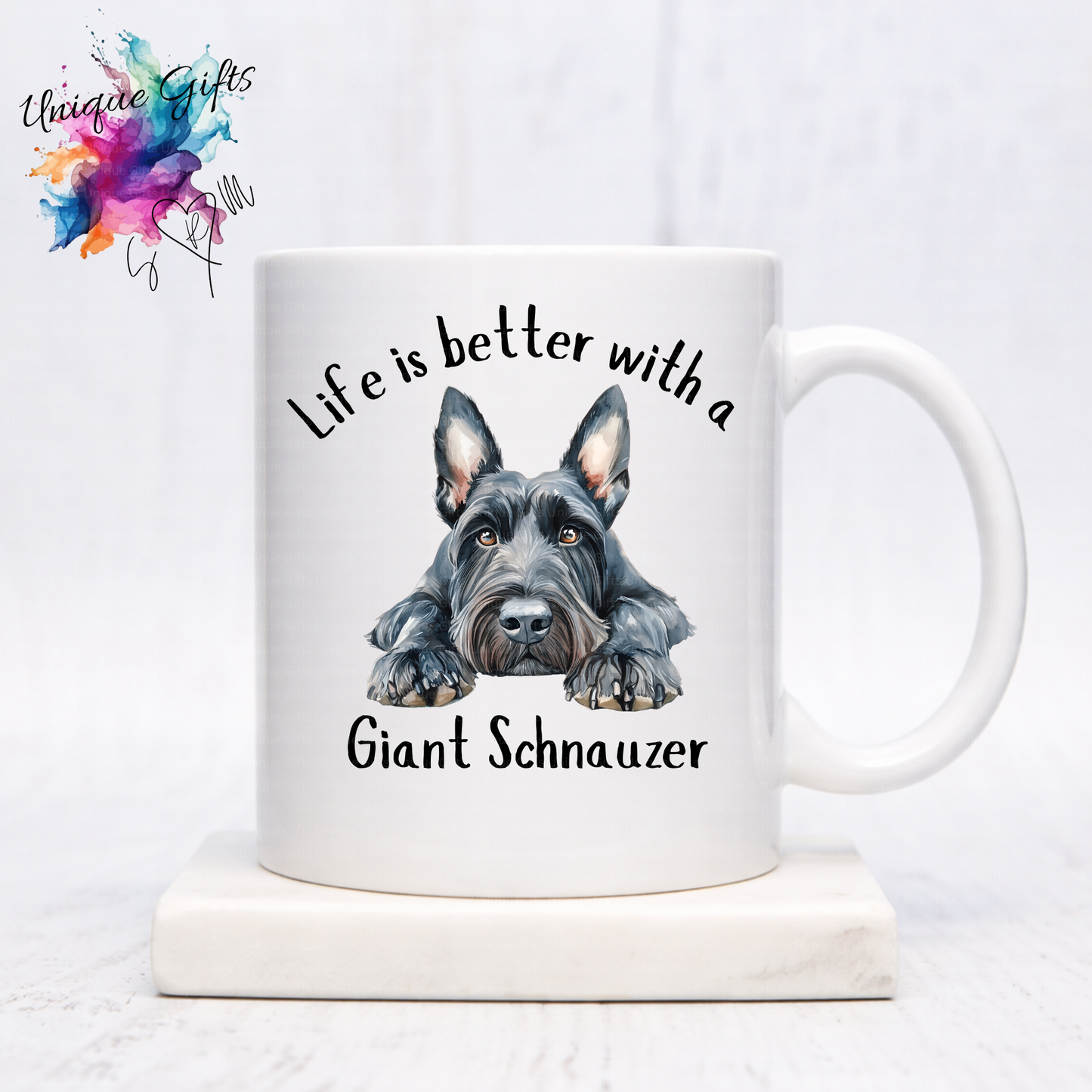Giant Schnauzer Coffee Mug | Life is Better with a Giant Schnauzer – 11oz Ceramic