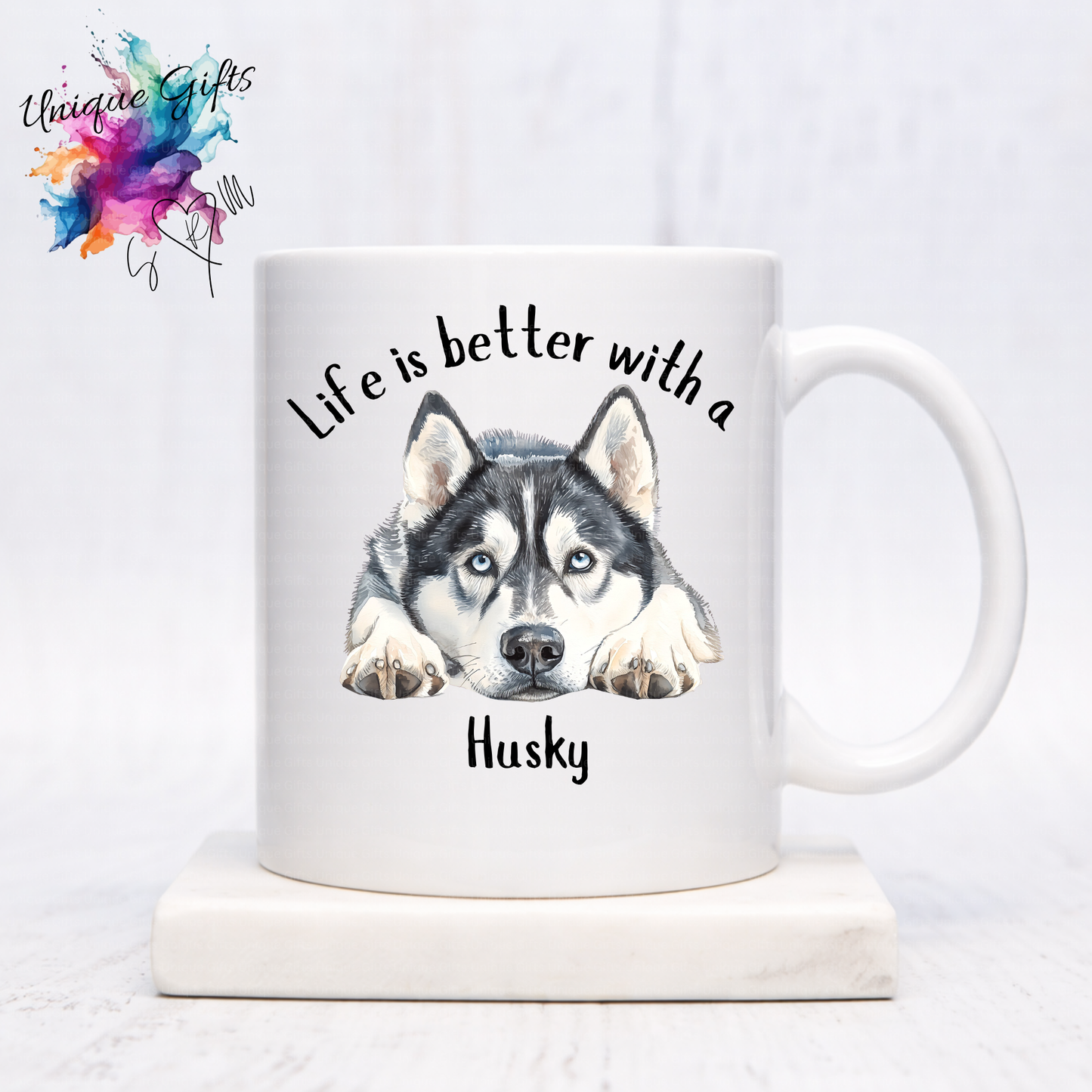 Husky Coffee Mug | Life is Better with a Husky – 11oz Ceramic