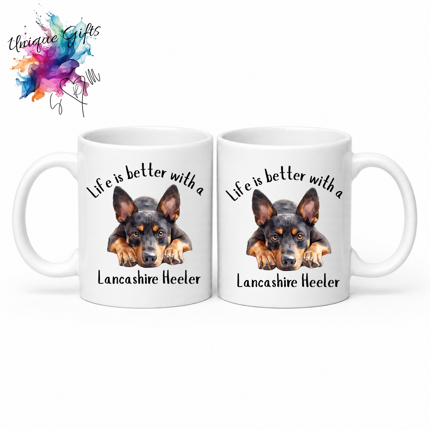 Lancashire Heeler Coffee Mug | Life is Better with a Lancashire Heeler – 11oz Ceramic
