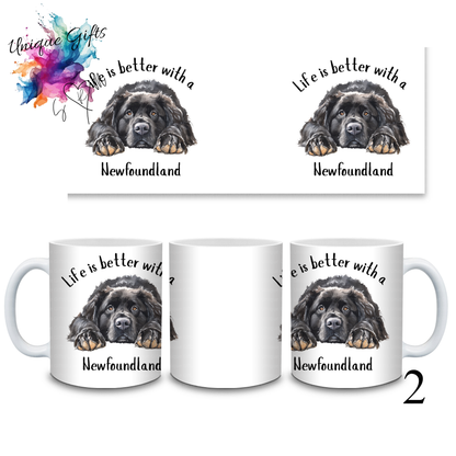 Newfoundland Coffee Mug | Life is Better with a Newfoundland – 11oz Ceramic