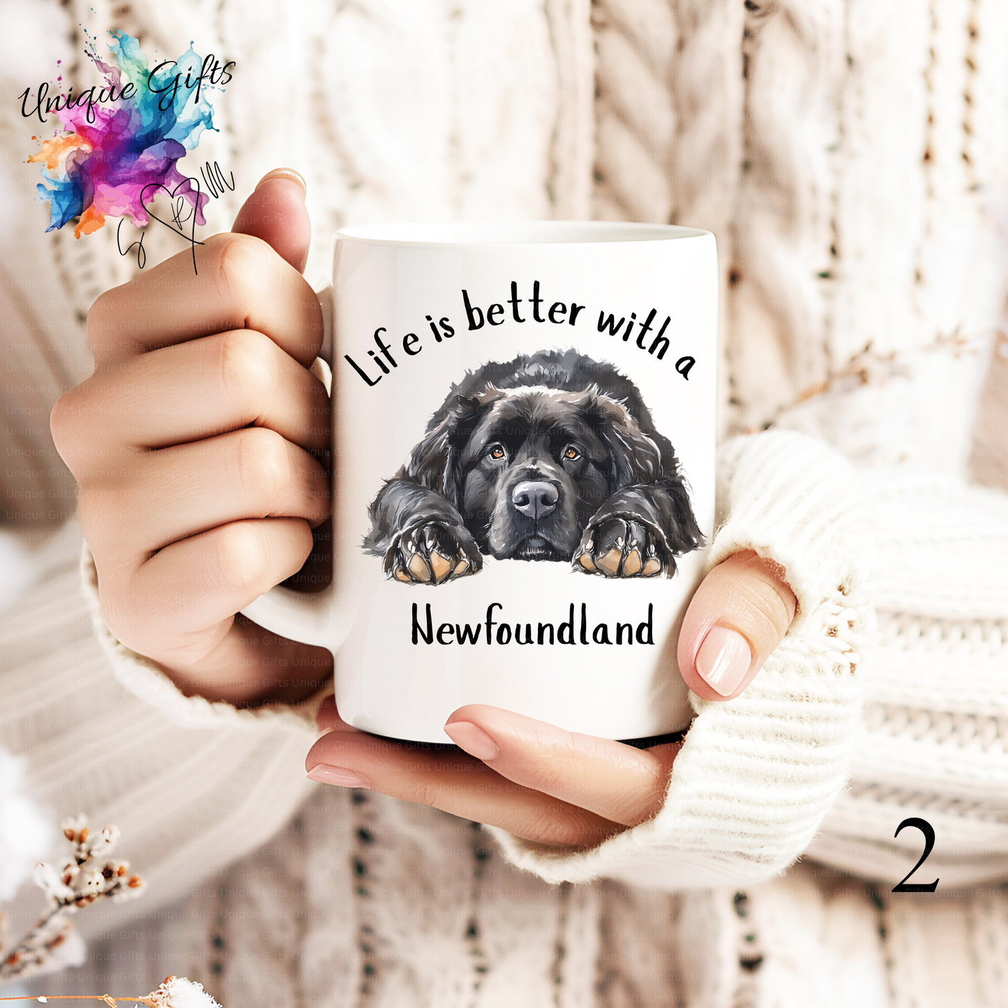 Newfoundland Coffee Mug | Life is Better with a Newfoundland – 11oz Ceramic