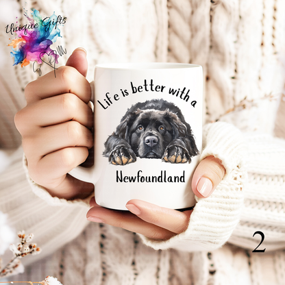 Newfoundland Coffee Mug | Life is Better with a Newfoundland – 11oz Ceramic