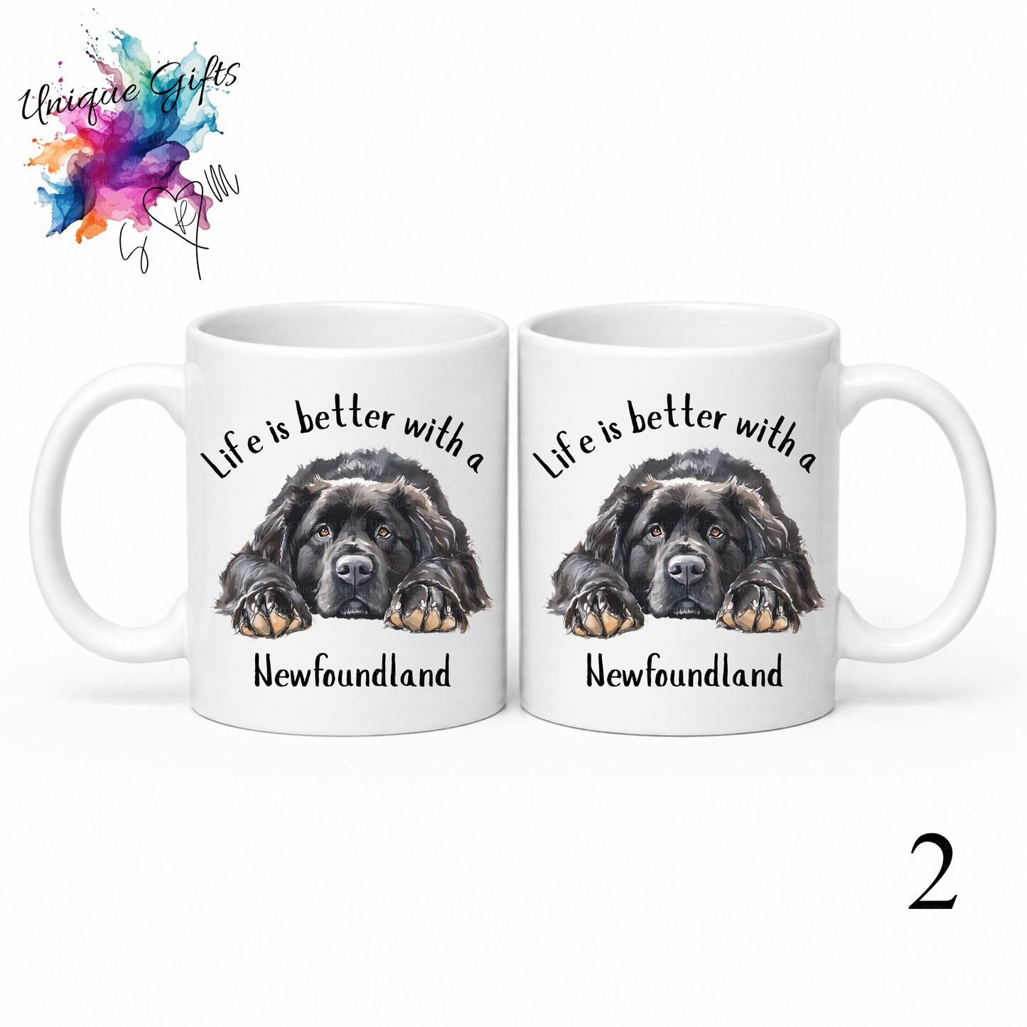 Newfoundland Coffee Mug | Life is Better with a Newfoundland – 11oz Ceramic