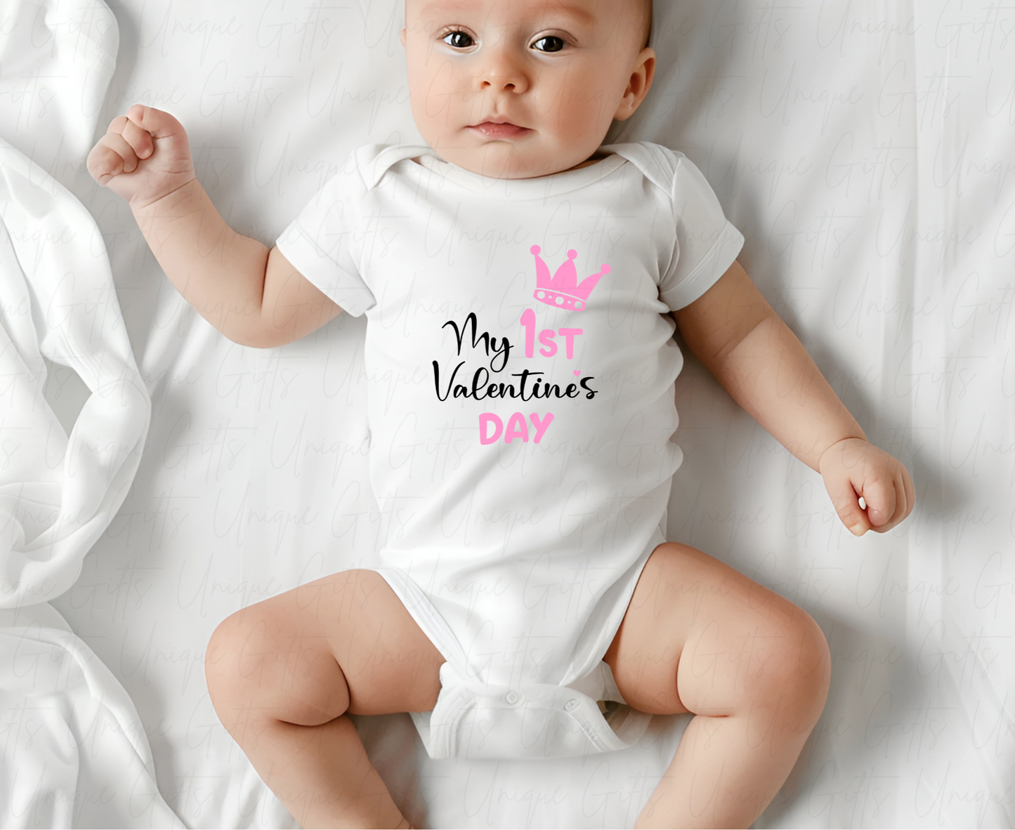 My First Valentines Day Baby Grow