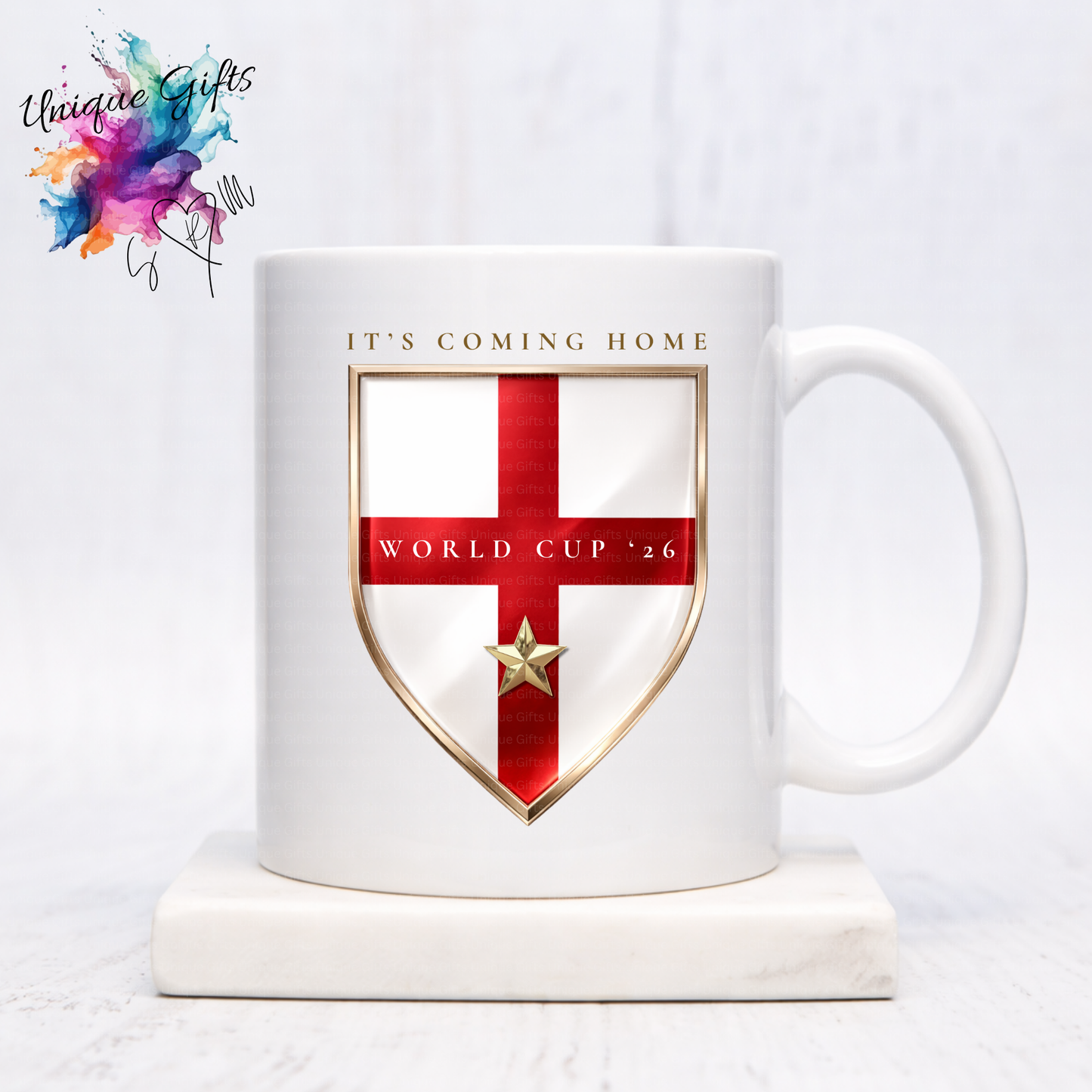 Personalised It's Coming Home World Cup '26 Lion Football 11oz Mug